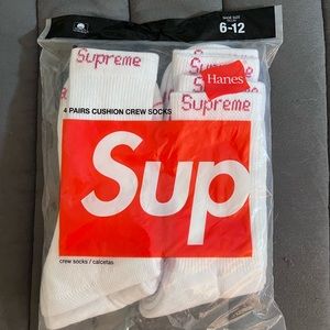 Supreme Hanes socks